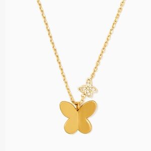 Kate spade butterfly necklace